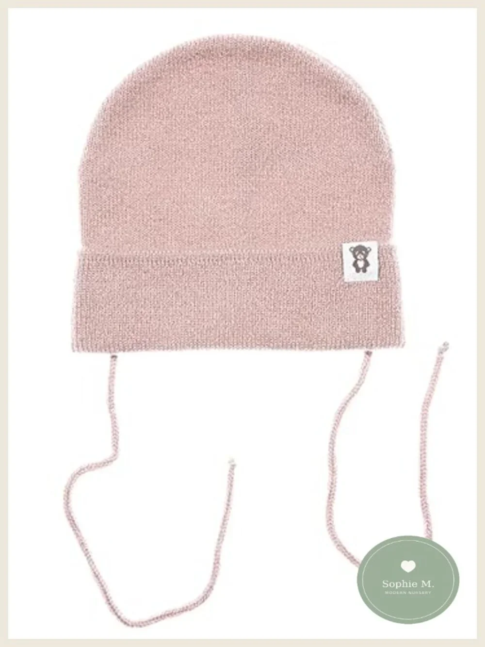 Navy Merino Wool Beanie Hat for Toddlers